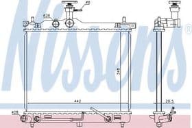 Радіатор охолодження двигуна