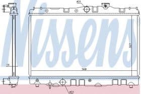 Радиатор охлаждения двигателя