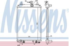 Радиатор охлаждения двигателя
