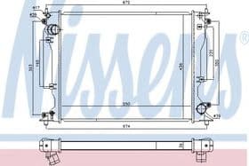 Радіатор охолодження двигуна