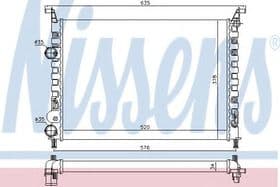 Радиатор охлаждения двигателя