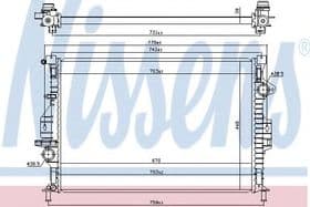 Радіатор охолодження двигуна