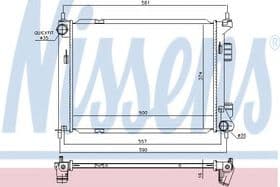 Радіатор охолодження двигуна