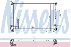 Радиатор охлаждения двигателя
