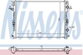 Радиатор охлаждения двигателя