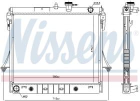 Радиатор охлаждения двигателя
