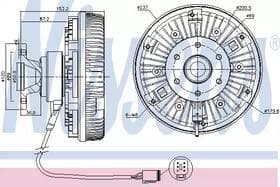 Віскомуфта вентилятора