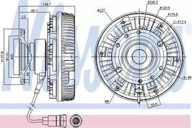 Вискомуфта вентилятора