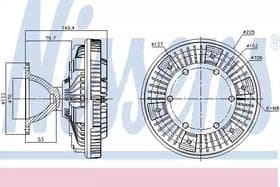 Віскомуфта вентилятора