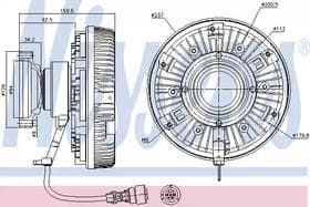 Вискомуфта вентилятора