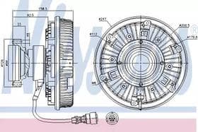 Віскомуфта вентилятора