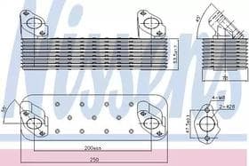 Масляный радиатор двигателя