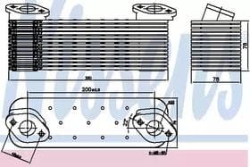 Оливний радіатор двигуна