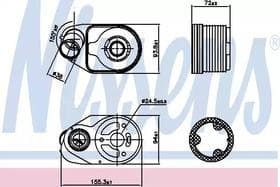 Масляный радиатор двигателя