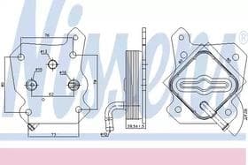 Оливний радіатор двигуна