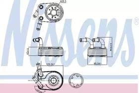 Масляный радиатор двигателя
