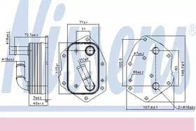 Масляный радиатор двигателя