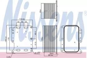 Масляный радиатор двигателя