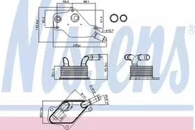 Масляный радиатор двигателя