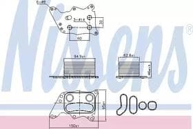 Масляный радиатор двигателя