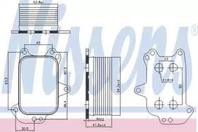 Масляный радиатор двигателя