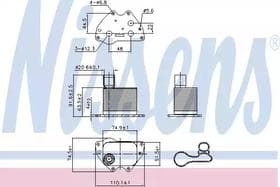 Масляный радиатор двигателя