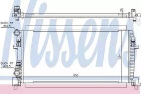 Радіатор охолодження двигуна Радіатор охолодження двигуна