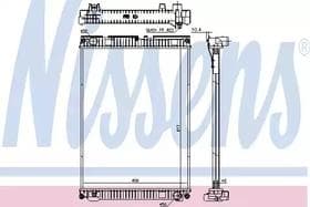 Радиатор охлаждения двигателя