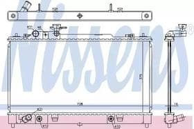 Радиатор охлаждения двигателя