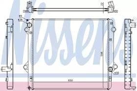 Радиатор охлаждения двигателя
