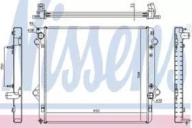 Радиатор охлаждения двигателя