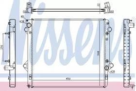 Радиатор охлаждения двигателя