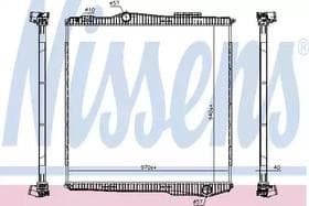 Радіатор охолодження двигуна