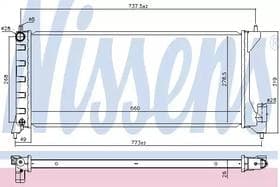 Радіатор охолодження двигуна Радіатор охолодження двигуна