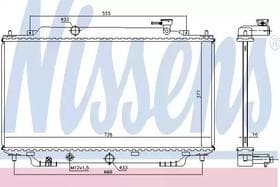 Радіатор охолодження двигуна Радіатор охолодження двигуна