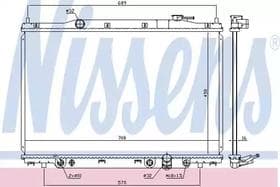 Радиатор охлаждения двигателя