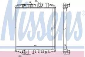 Радиатор охлаждения двигателя Радиатор охлаждения двигателя