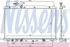 Радиатор охлаждения двигателя