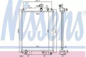 Радиатор охлаждения двигателя Радиатор охлаждения двигателя