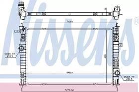 Радіатор охолодження двигуна Радіатор охолодження двигуна