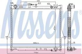 Радиатор охлаждения двигателя