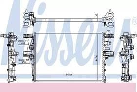 Радиатор охлаждения двигателя Радиатор охлаждения двигателя