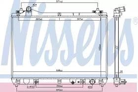 Радиатор охлаждения двигателя