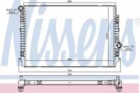 Радиатор охлаждения двигателя