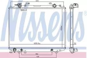 Радіатор охолодження двигуна