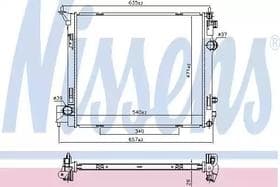 Радіатор охолодження двигуна Радіатор охолодження двигуна