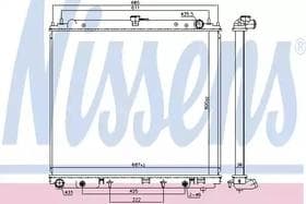 Радіатор охолодження двигуна