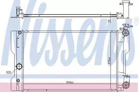 Радиатор охлаждения двигателя