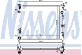 Радиатор охлаждения двигателя