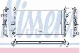 Радіатор охолодження двигуна Радіатор охолодження двигуна